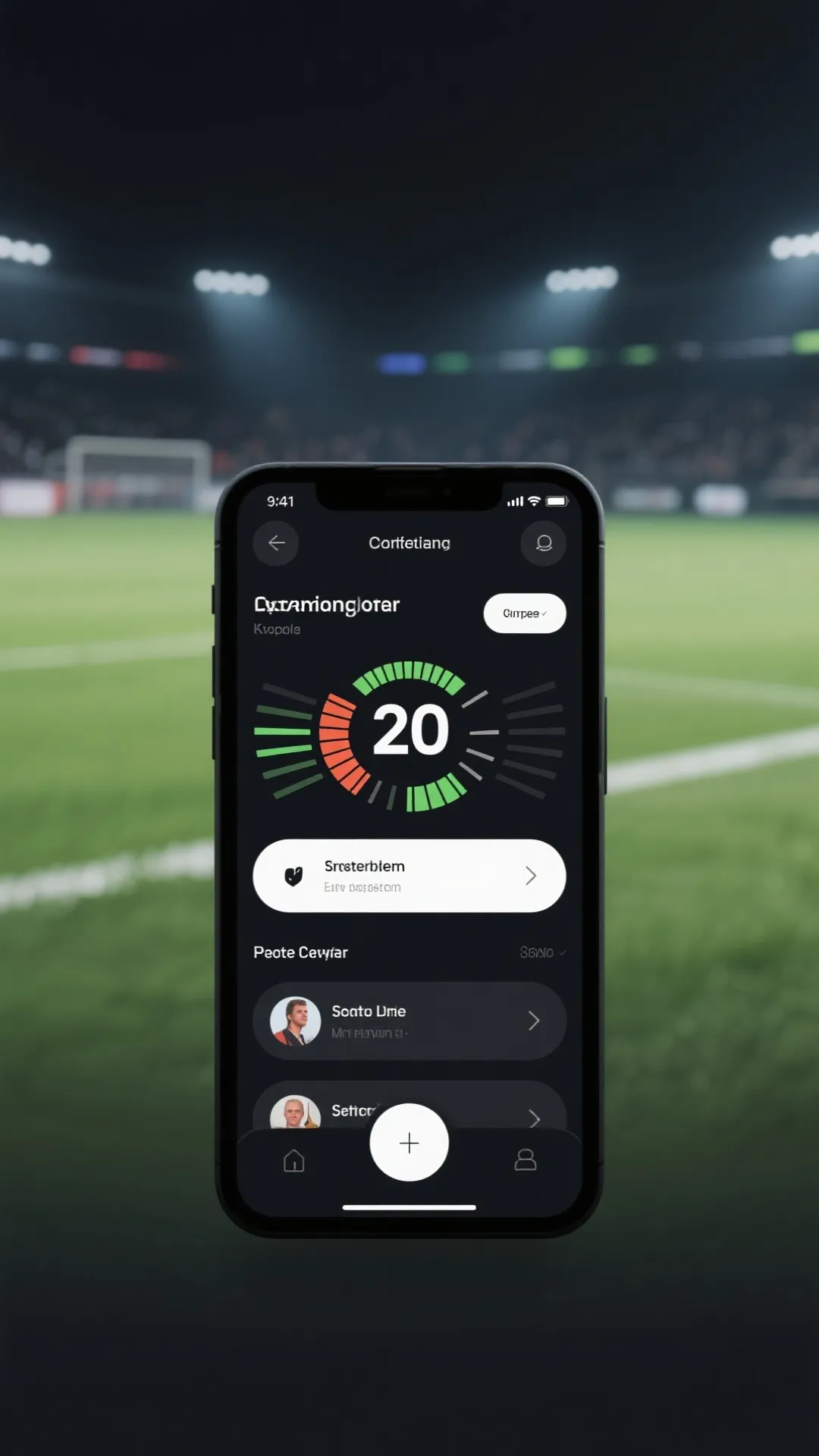 App 预览 - 实时比分与赛事中心