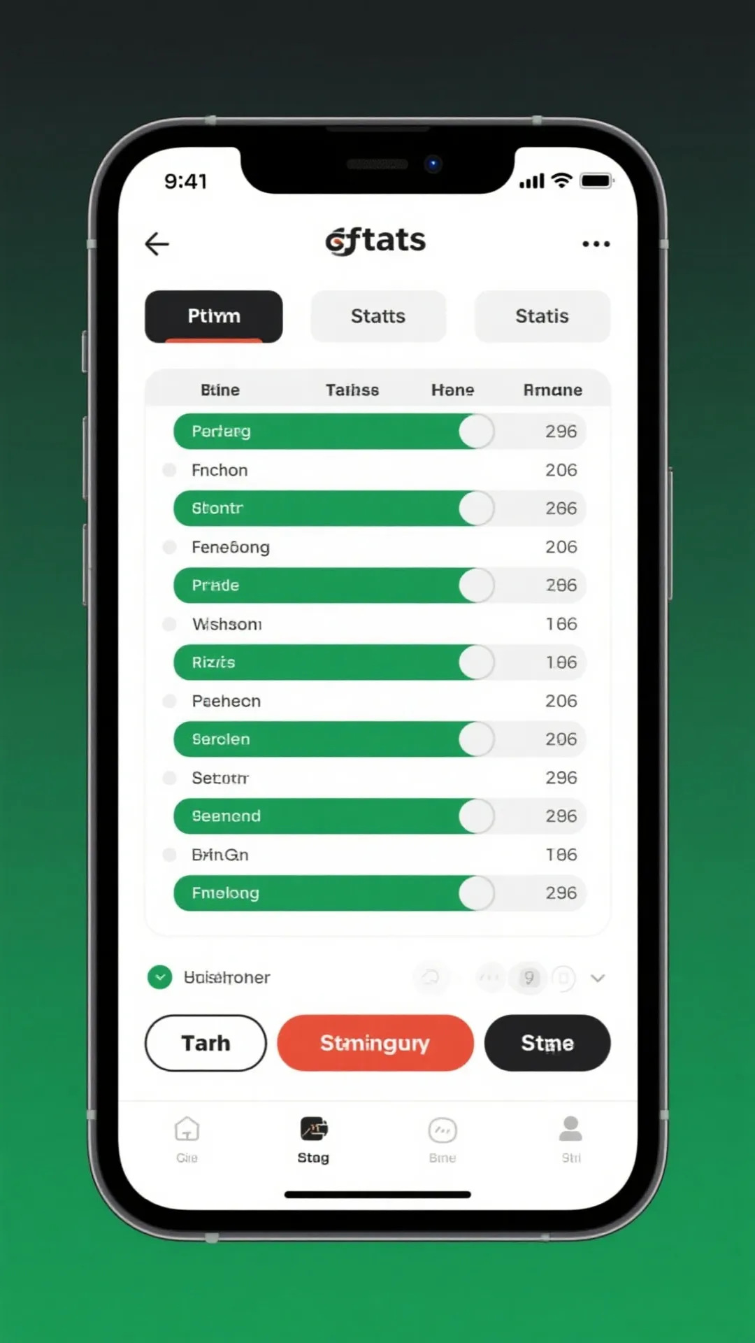 应用截图：球队与数据