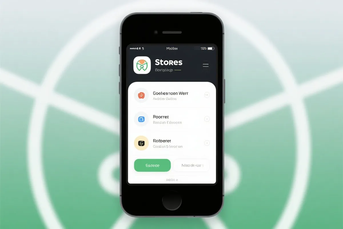 体育APP界面示意